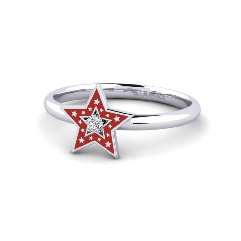 Diamant De Synthèse Bague Taniksc