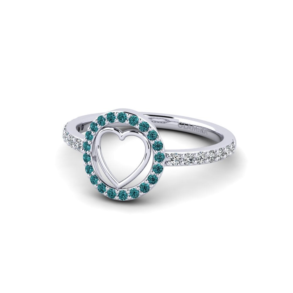 Diamante Azul Anillo Tunatisans
