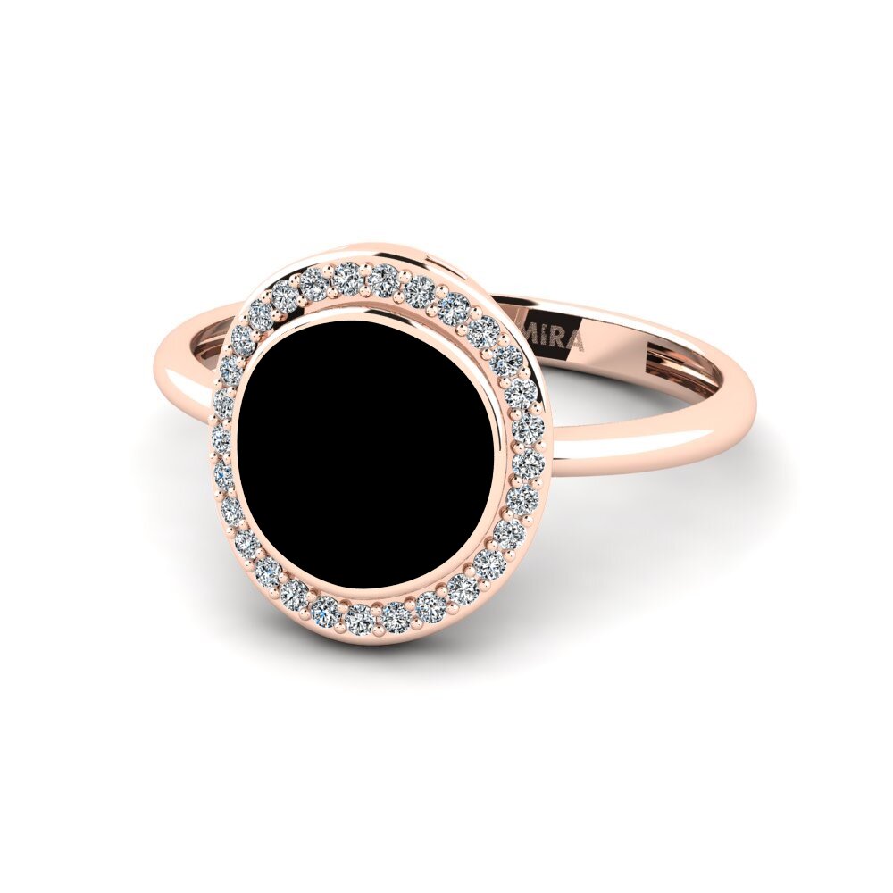 14ct Rose Gold Ring Waldglas