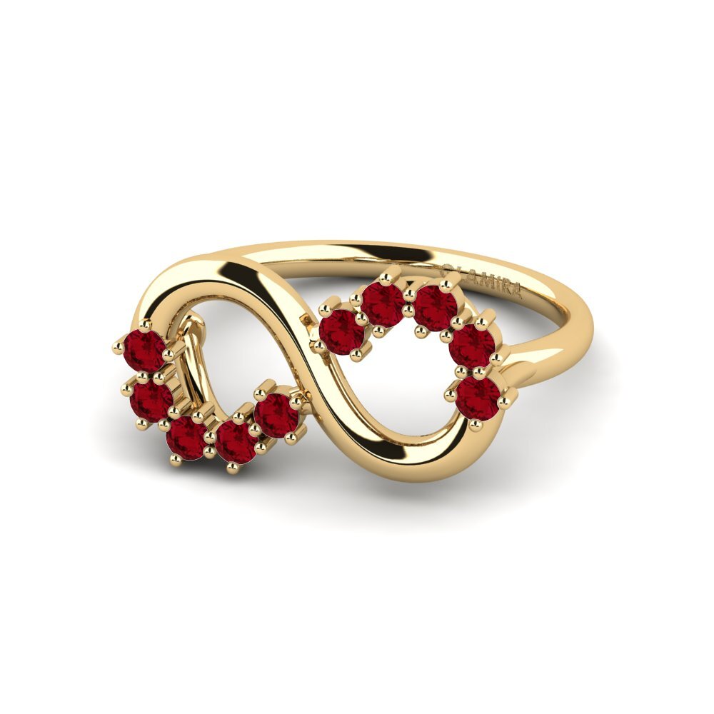 Circonita Roja Anillo Willies