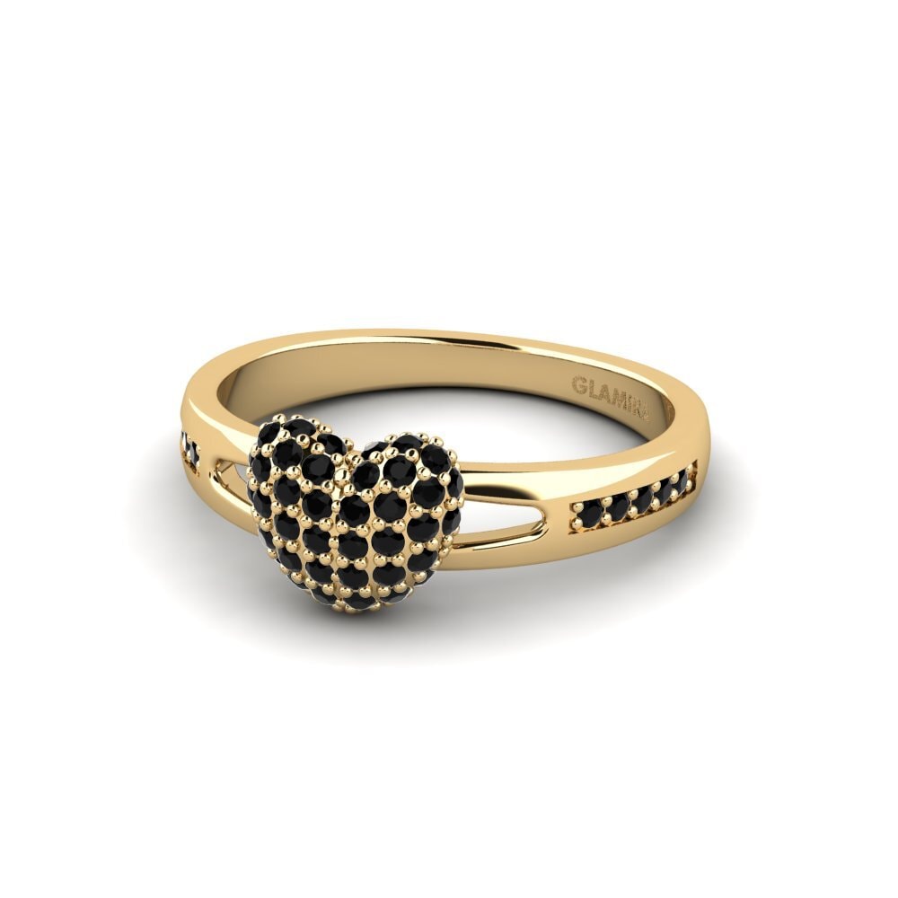 Zafiro negro Anillo Wusden