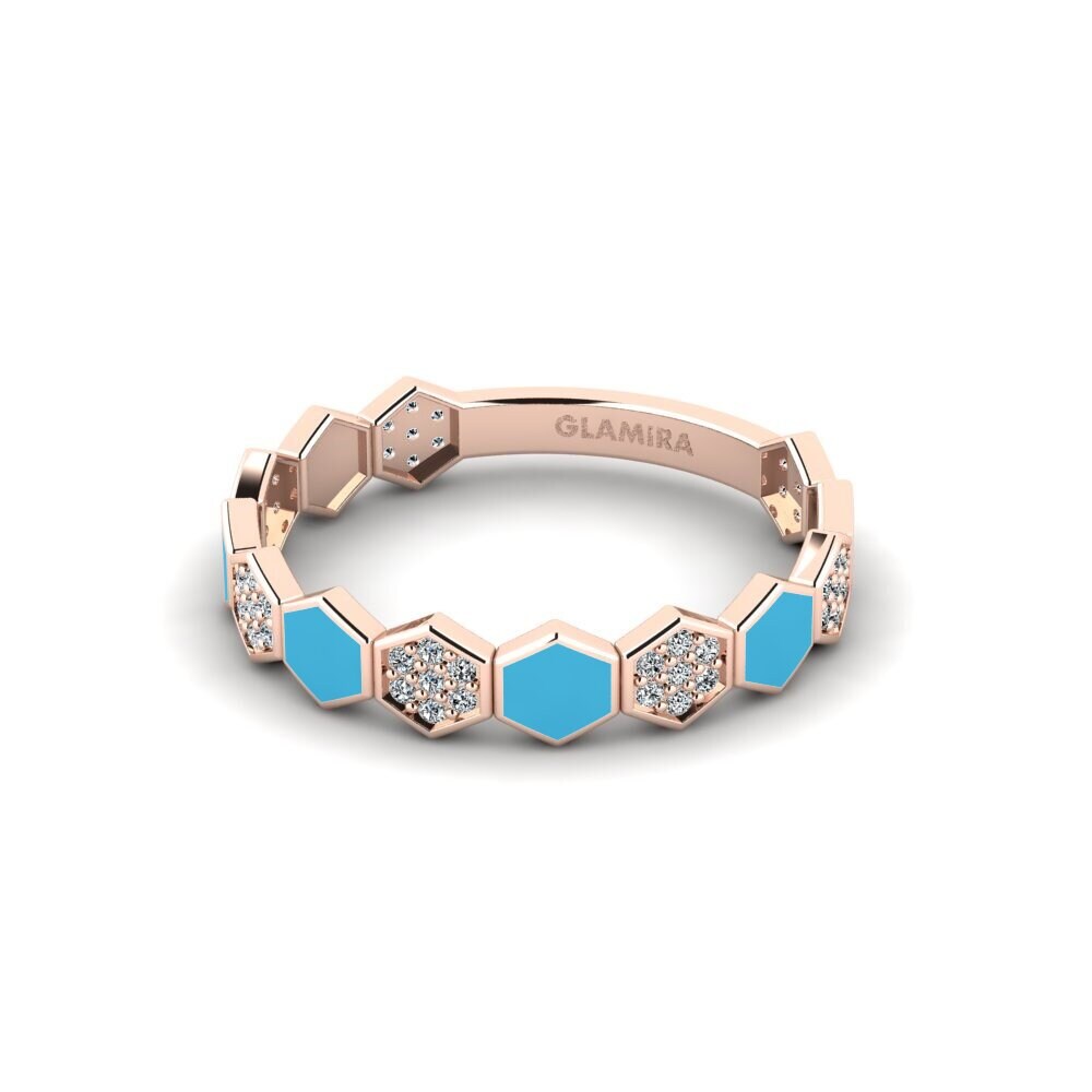 14ct Rose Gold Ring Xanthus