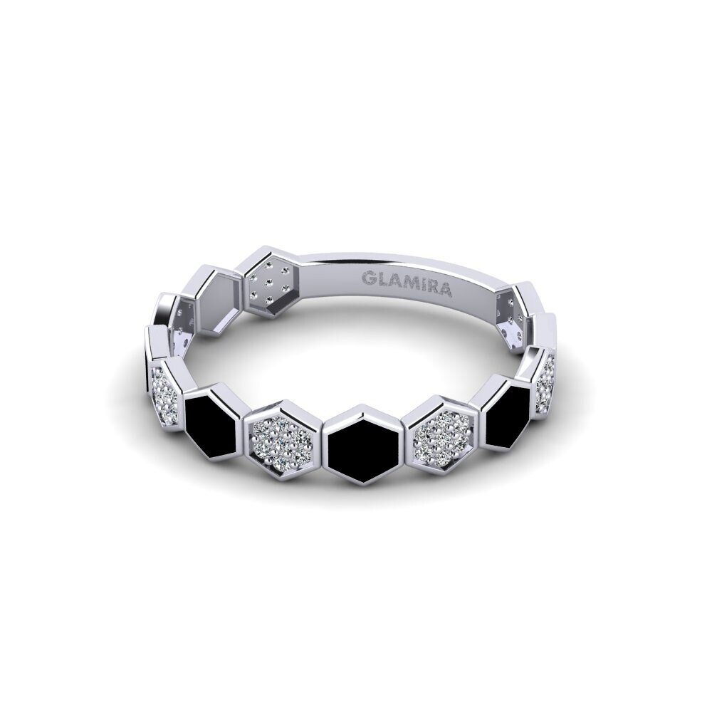 White Silver Ring Xanthus