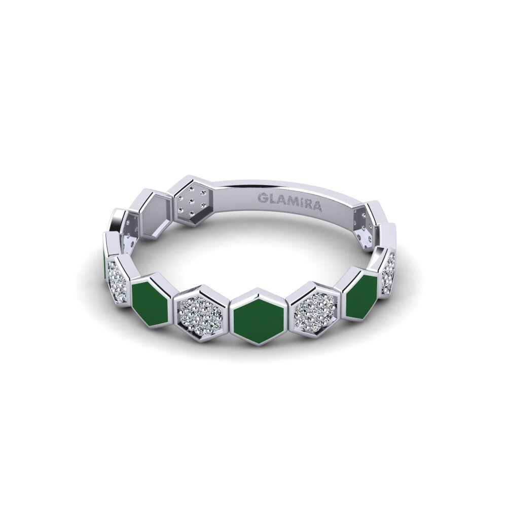 White Silver Ring Xanthus