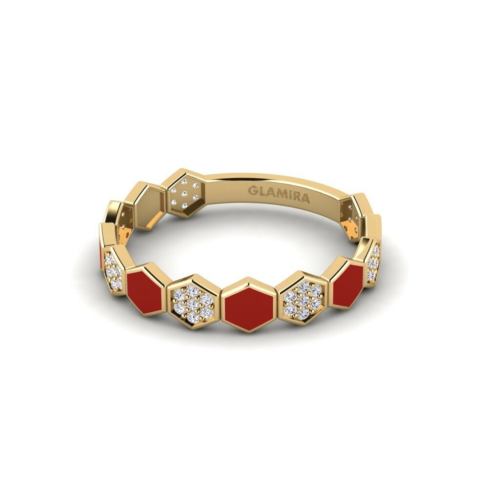Diamant De Synthèse Bague Xanthus