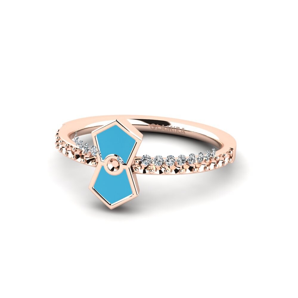 14ct Rose Gold Ring Xentosa
