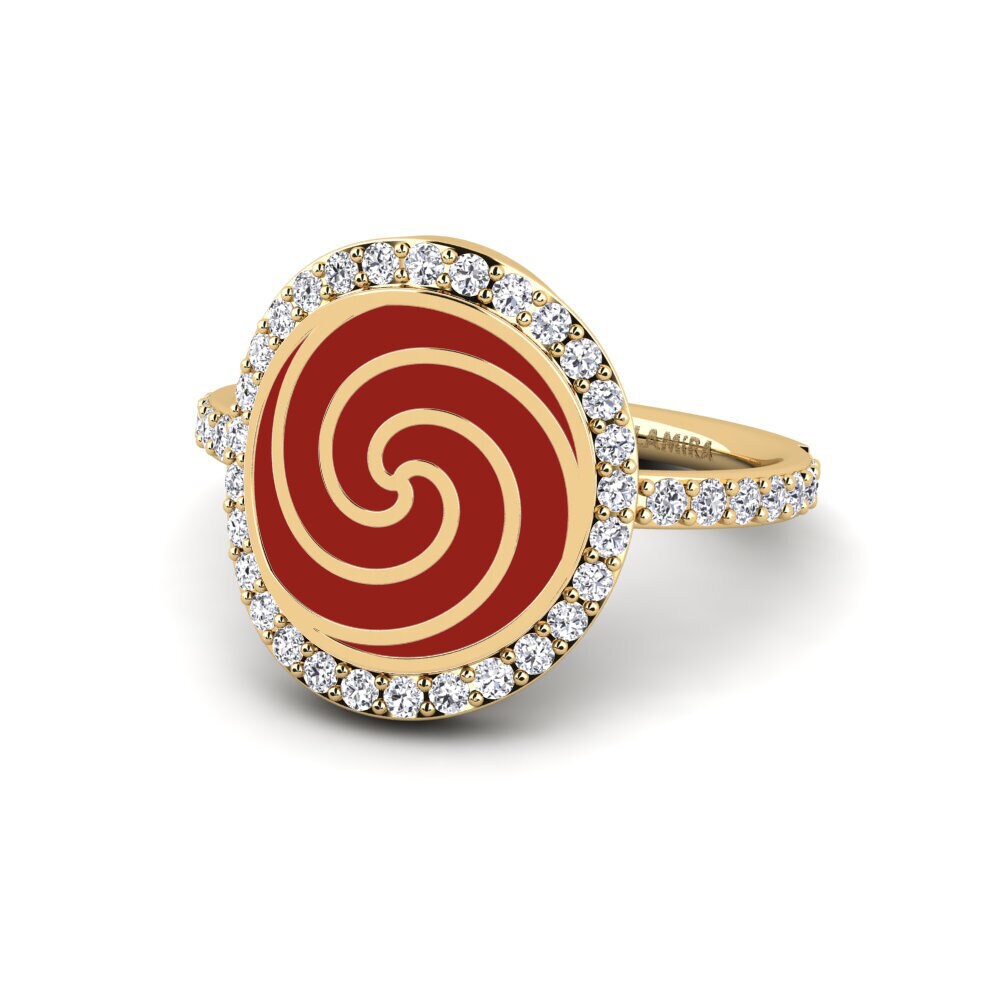 Diamant De Synthèse Bague Xepalta