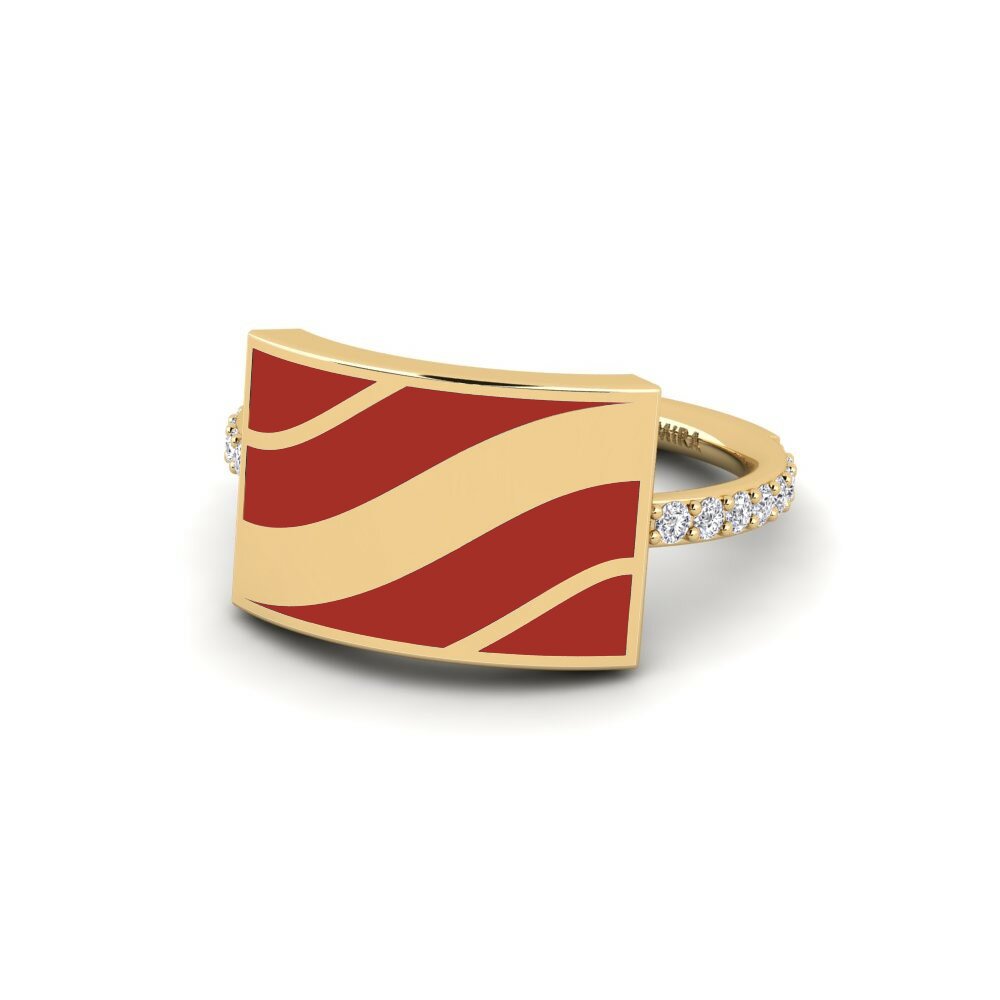 Diamant De Synthèse Bague Xertoma