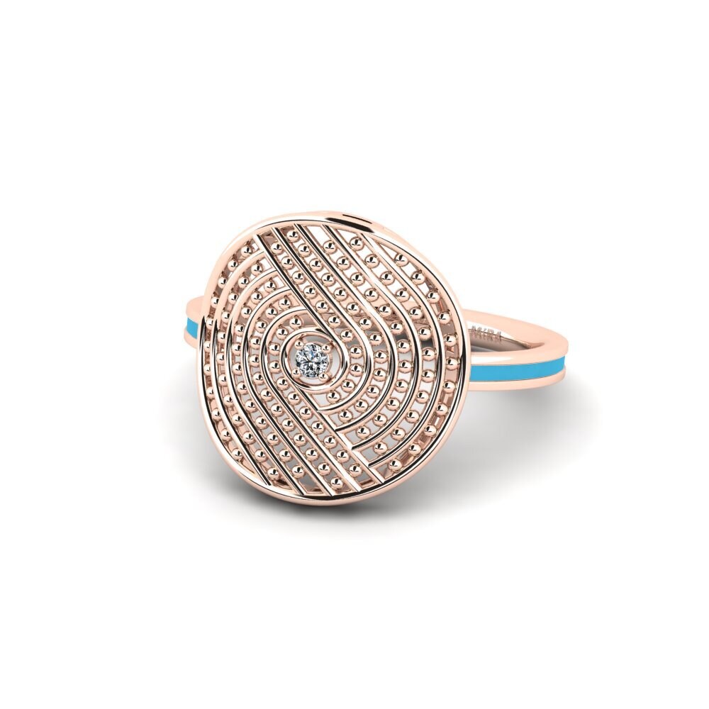 14ct Rose Gold Ring Xertopla