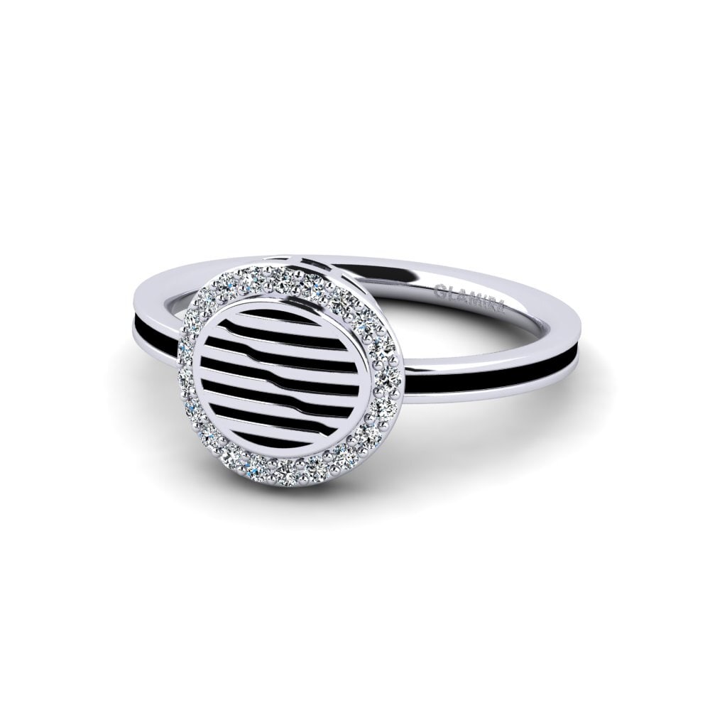 White Silver Ring Yandijak