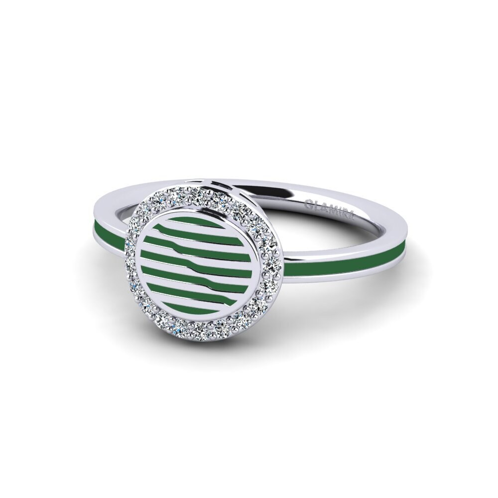 White Silver Ring Yandijak