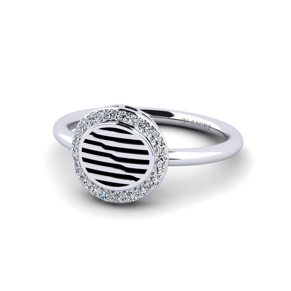 White Silver Ring Yandinaj