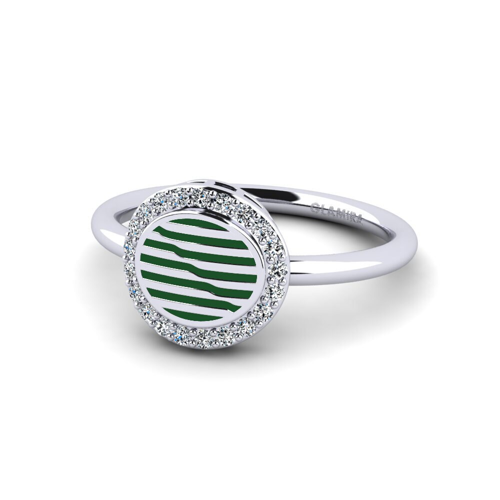 White Silver Ring Yandinaj