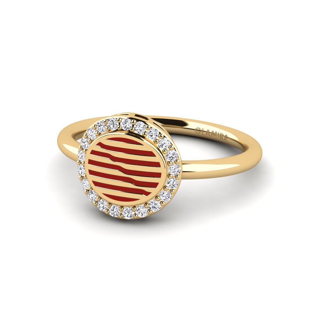 Diamant De Synthèse Bague Yandinaj