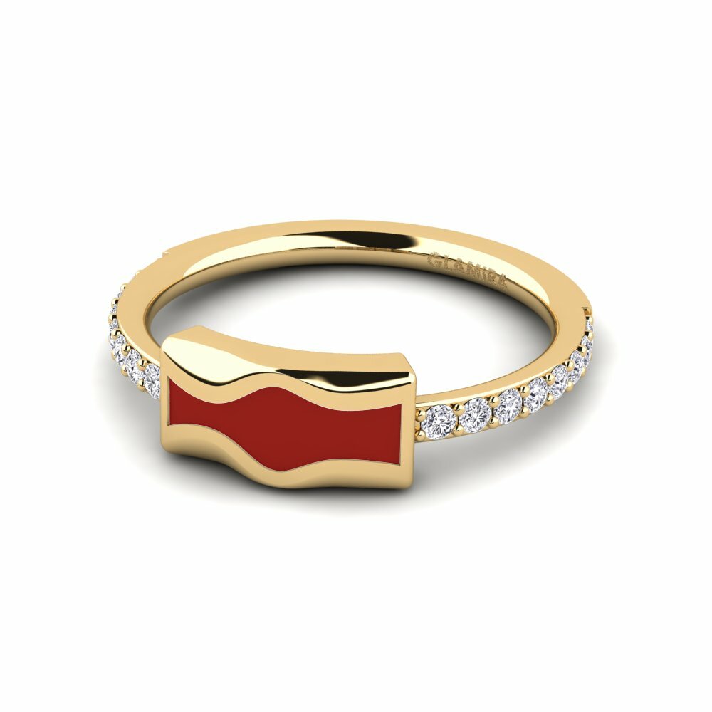 Diamant De Synthèse Bague Yandinan