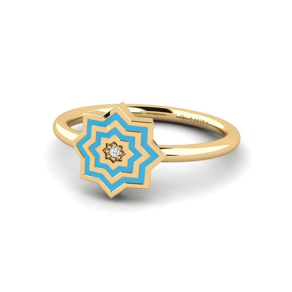 Moissanit Ring Yandinaw