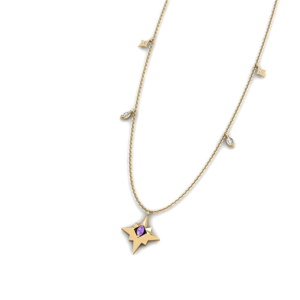 Amethyst Women's Necklace Arendas