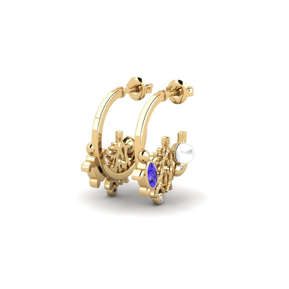 Tanzanite Women's Earring Cekpet