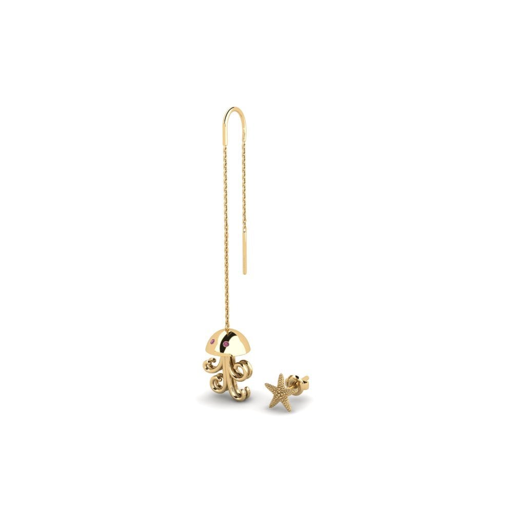 Rhodolit-Granat Damen ohrring Draugyste - SET