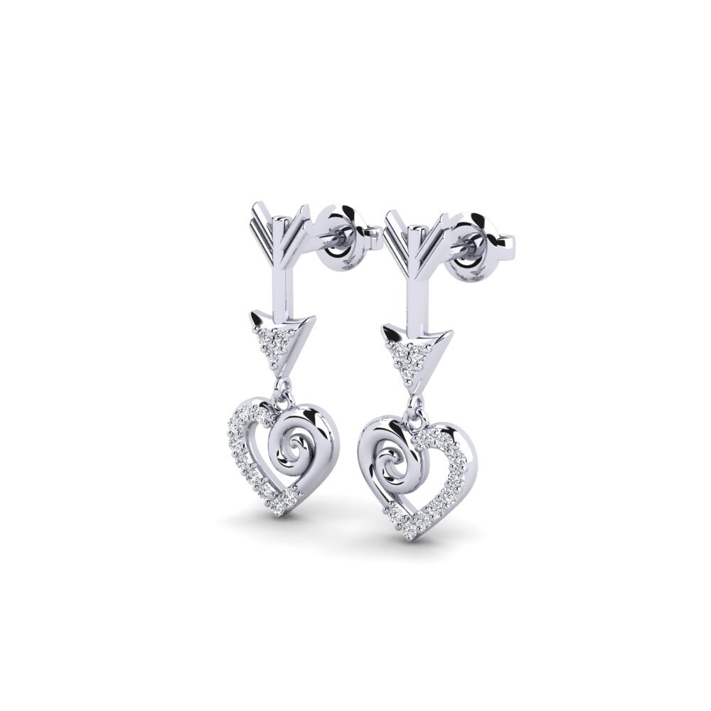 Paladio Diamante Pendiente de mujer Erfolg