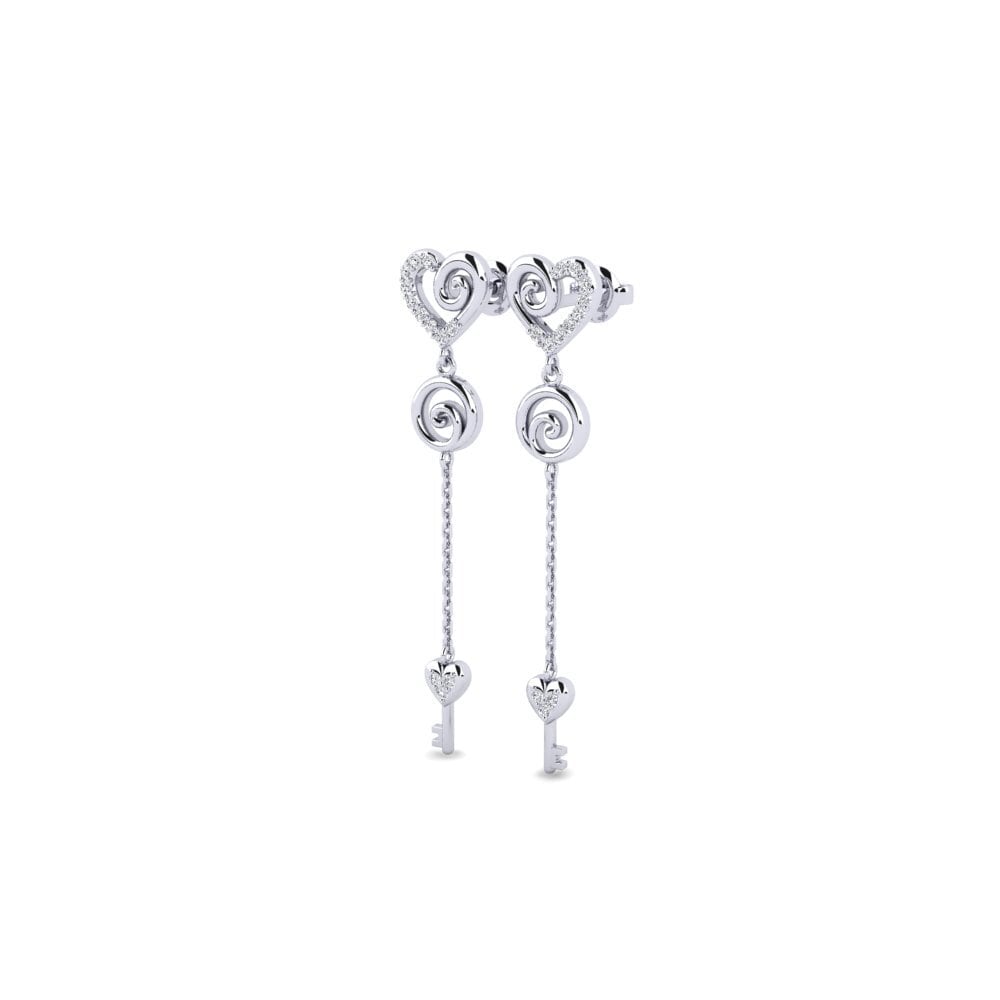 Paladio Diamante Pendiente de mujer Framgang