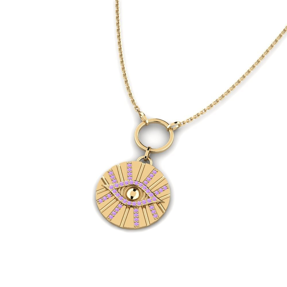 Amethyst Women's Necklace Hafnir