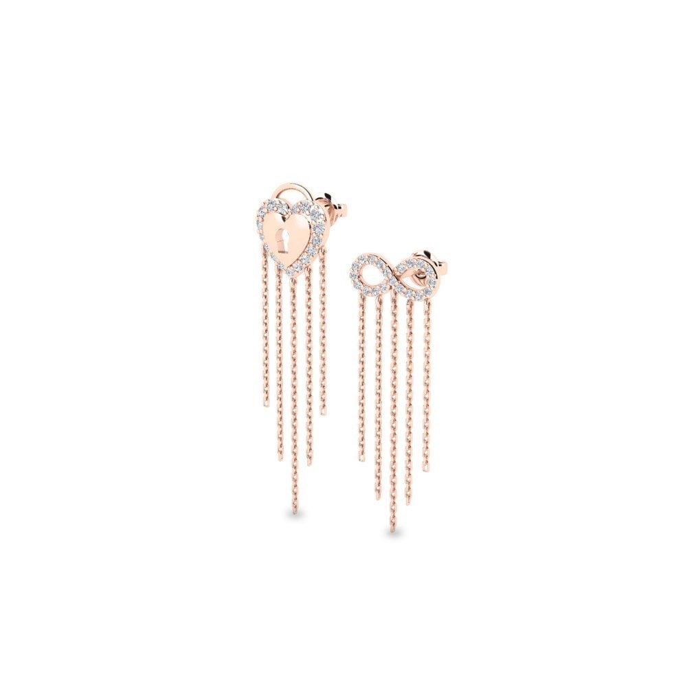 14ct Rose Gold Women's Earring Mitrata