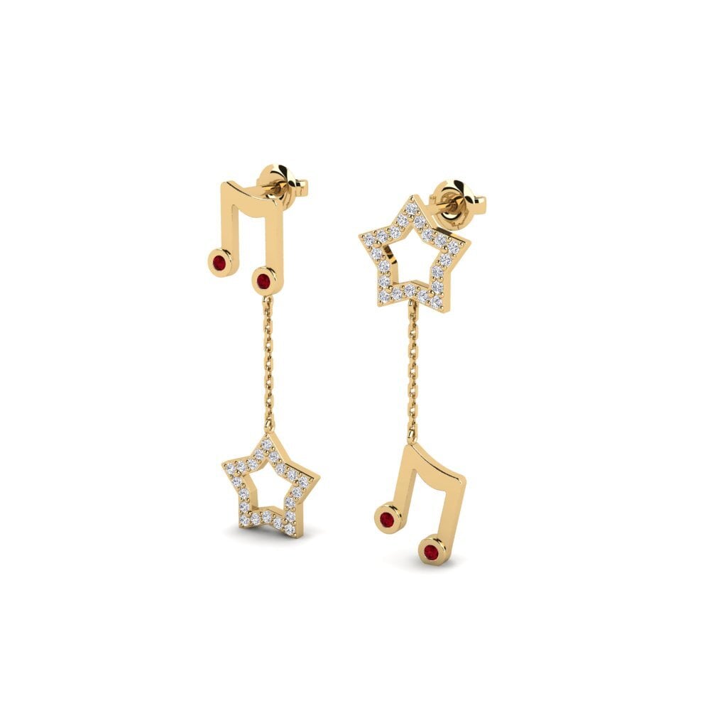 Circonita Roja Pendiente de mujer Prijatelstvo