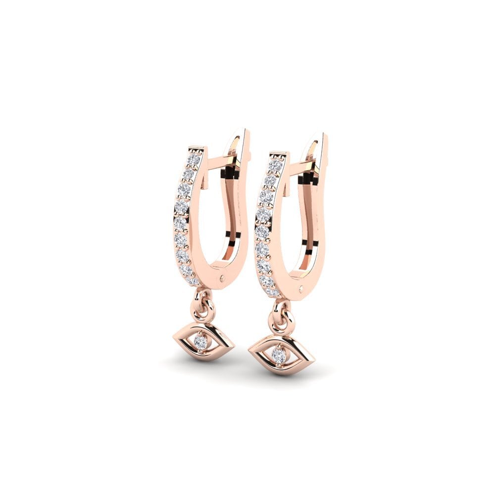 14ct Rose Gold Women's Earring Sumenu