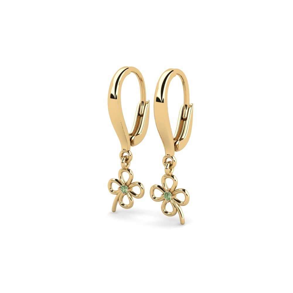 Diamante Verde Pendiente de mujer Luny