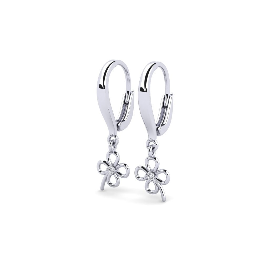 950 Palladium Women's Earring Luny