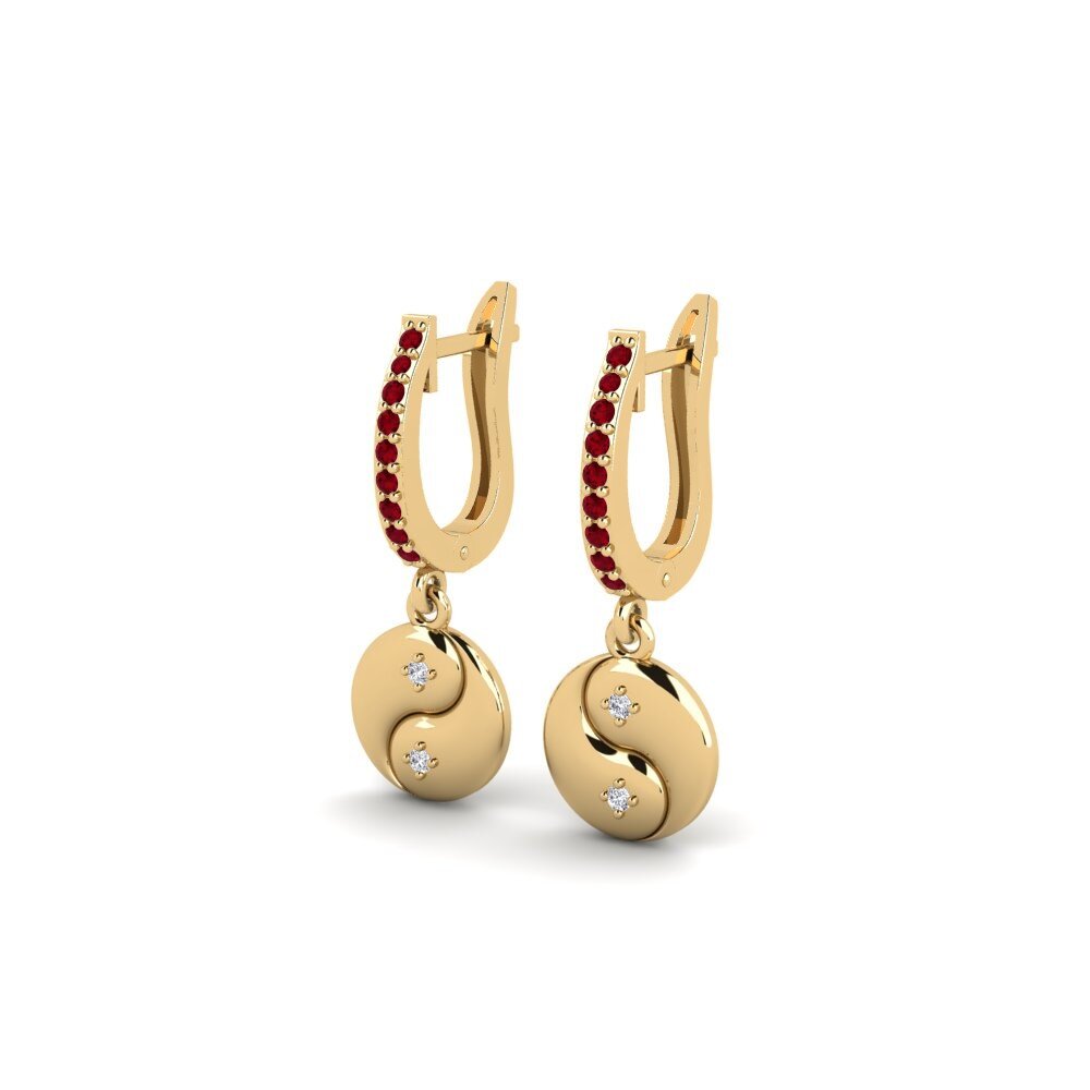 ruby-zirconia Women's ต่างหู Lusaka