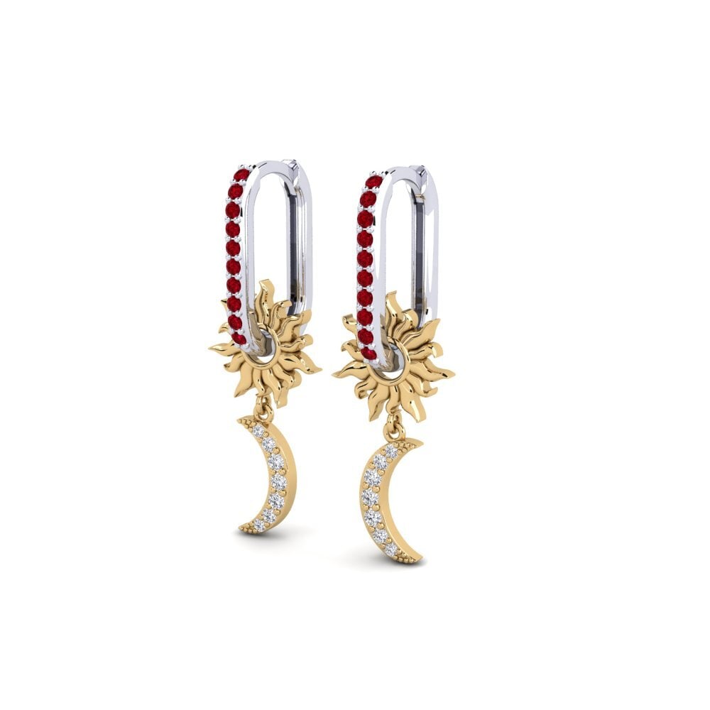 ruby-zirconia Women's ต่างหู Lykkes