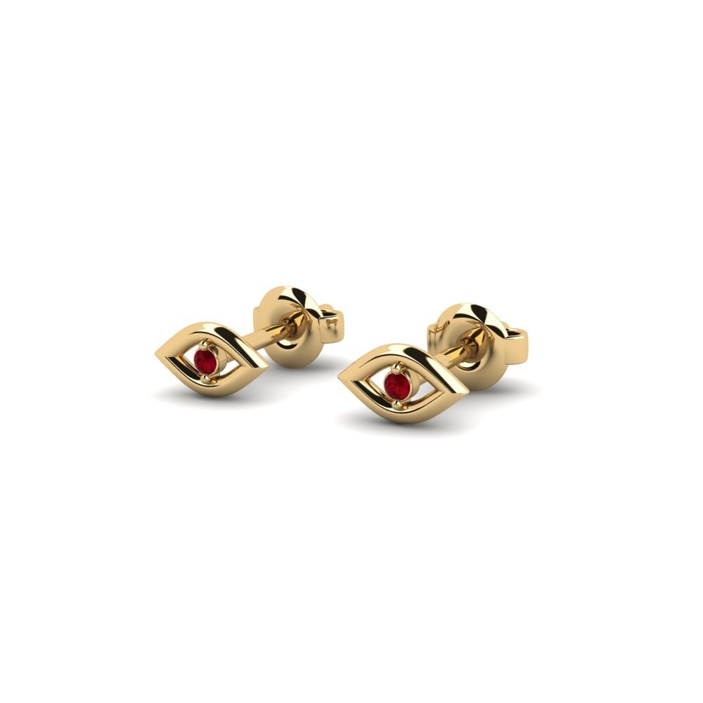 ruby-zirconia Women's ต่างหู Napleses