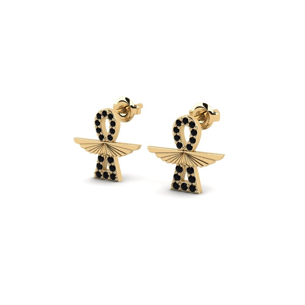 Black Sapphire Women's Earring Oban