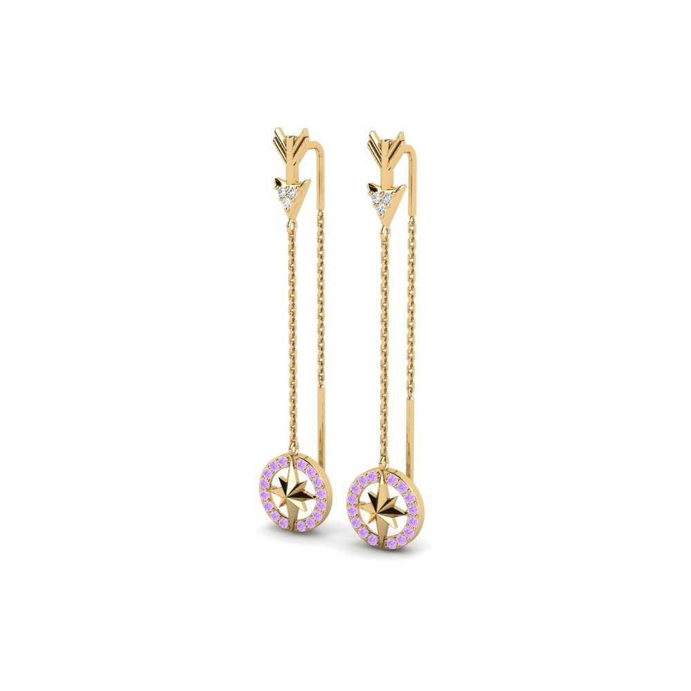 Amethyst Women's Earring Onnistua - A