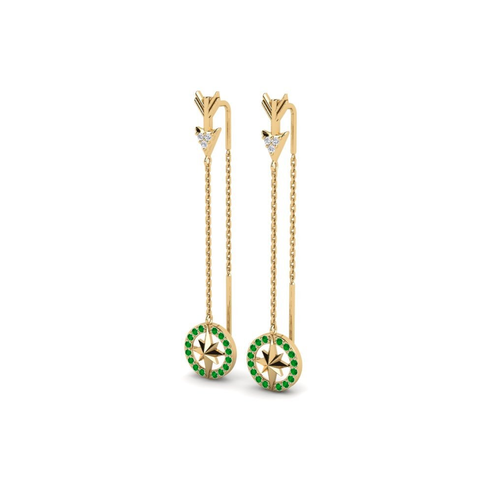 Emerald Women's Earring Onnistua - A
