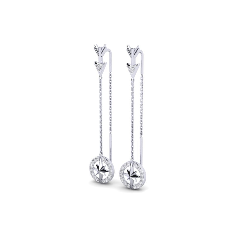 950 Palladium Women's Earring Onnistua - A