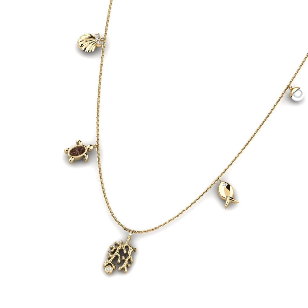 Smoky Quartz Women's Necklace Prezide