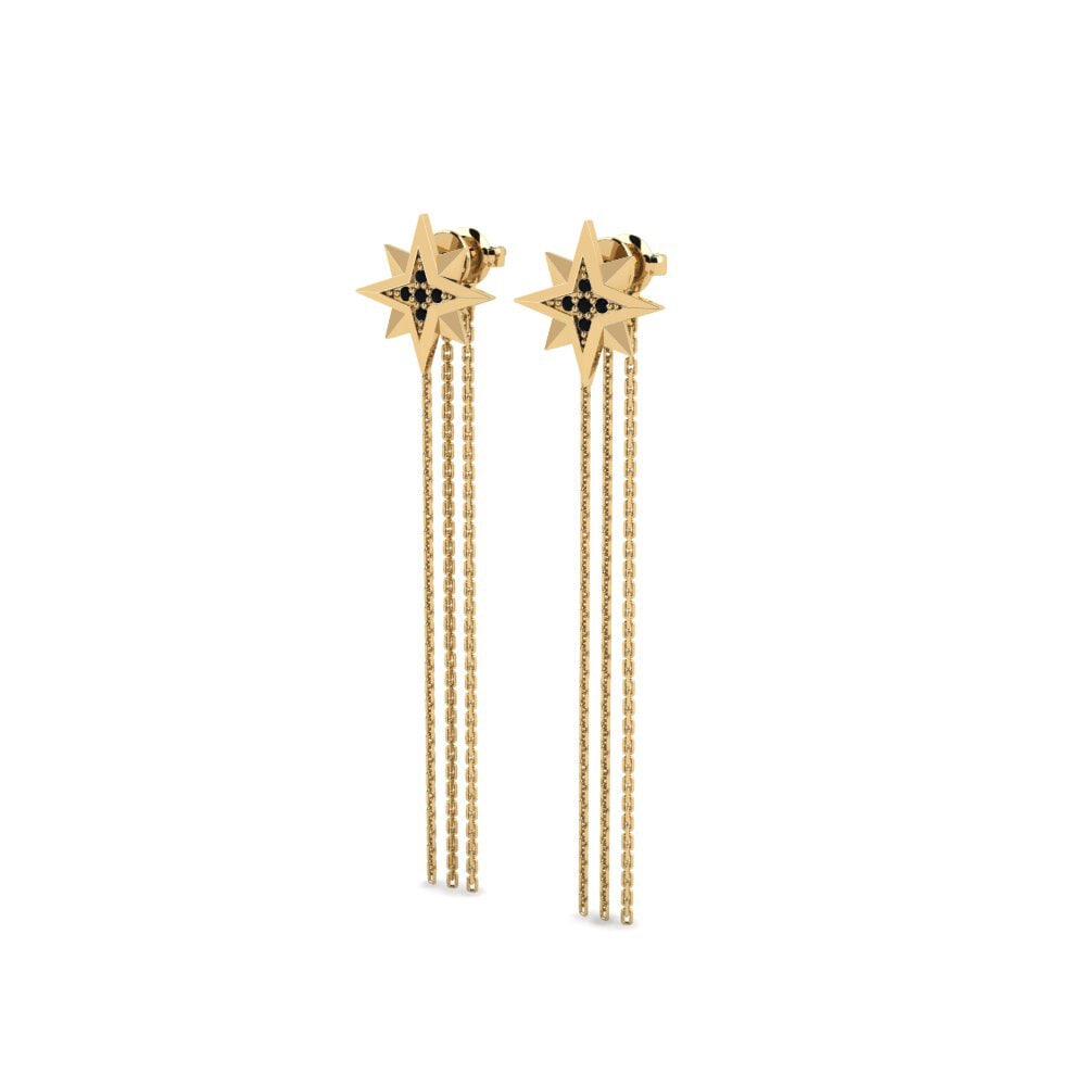 Black Diamond Women's Earring Rahina