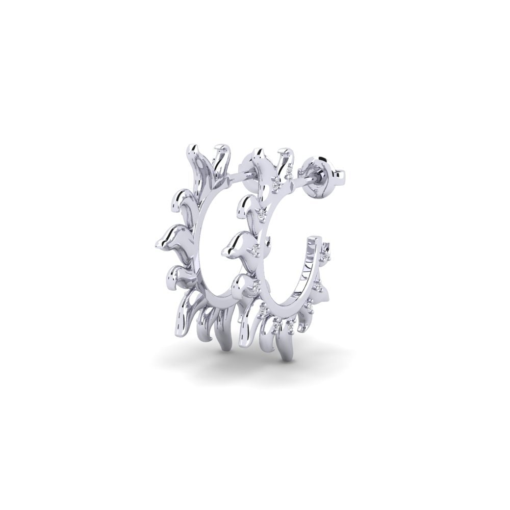 950 Palladium Women's Earring Secretul
