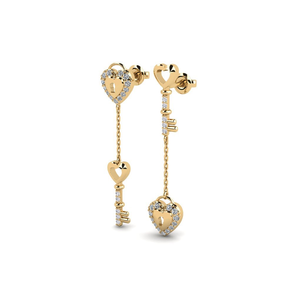 diamond-zirconia Women's ต่างหู Sounrdam