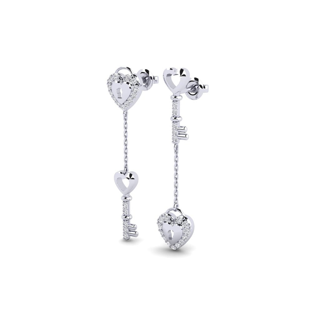 950 Palladium Women's Earring Sounrdam