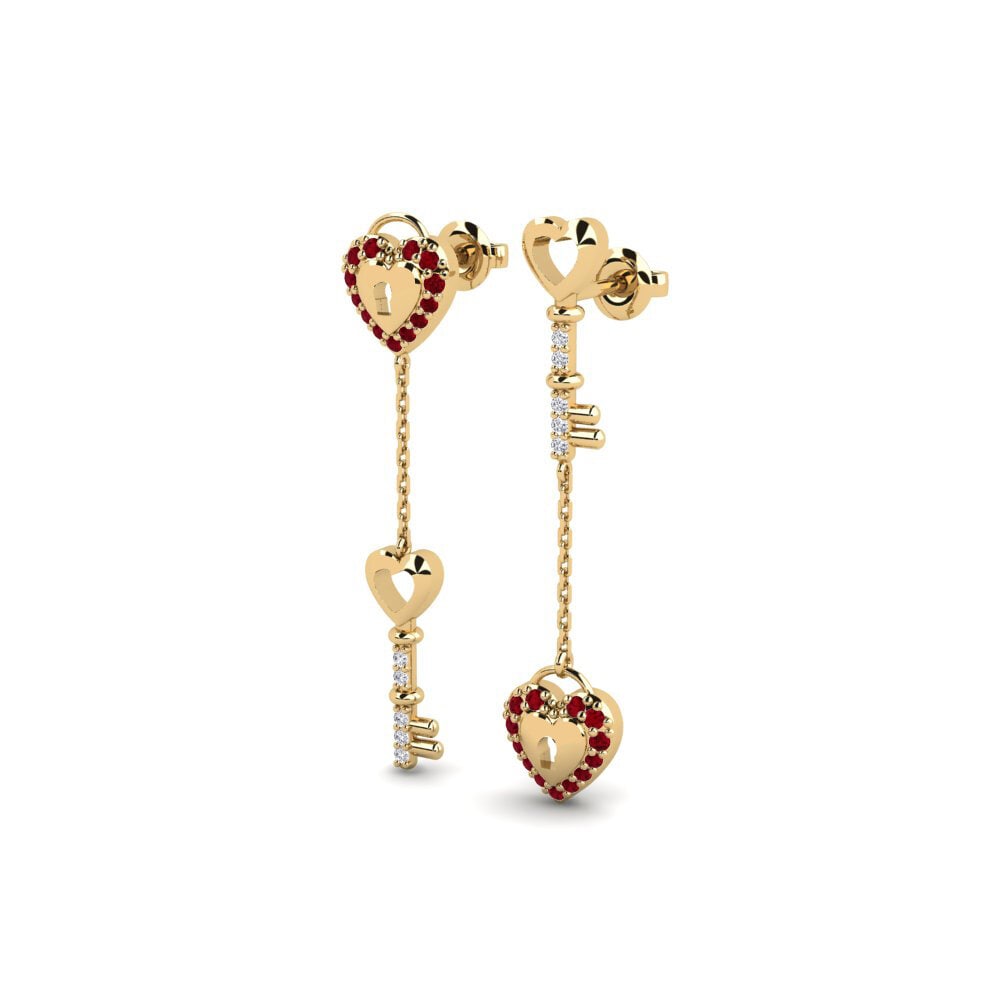 ruby-zirconia Women's ต่างหู Sounrdam
