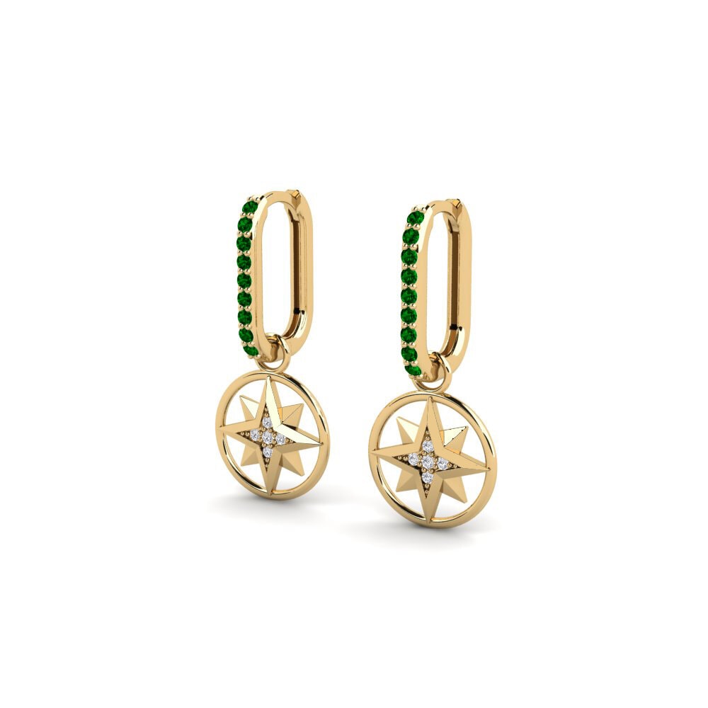 emerald-zirconia Women's ต่างหู Taos