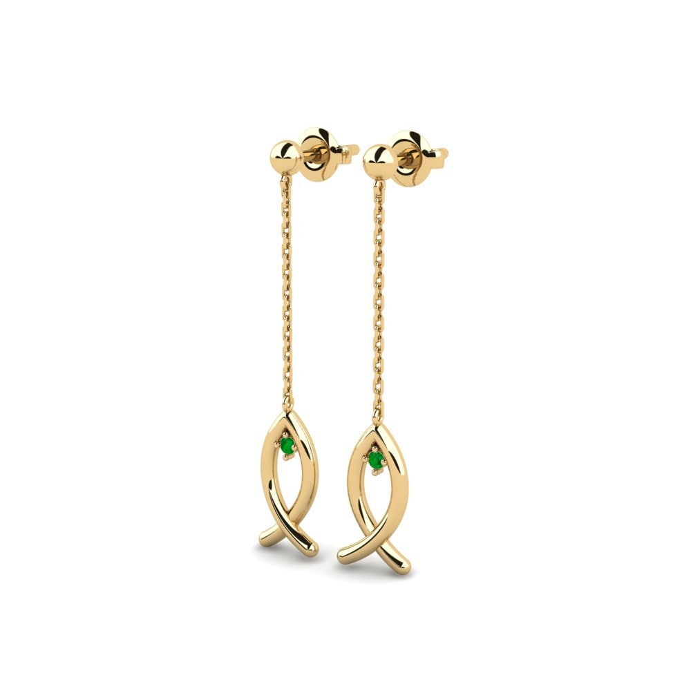 Emerald Women's Earring Uruk - B