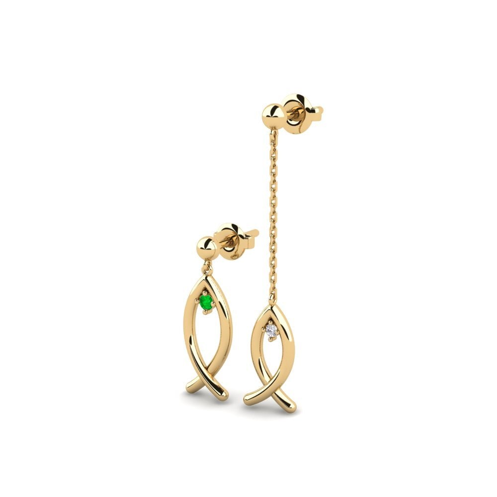 Emerald Women's Earring Uruk - SET