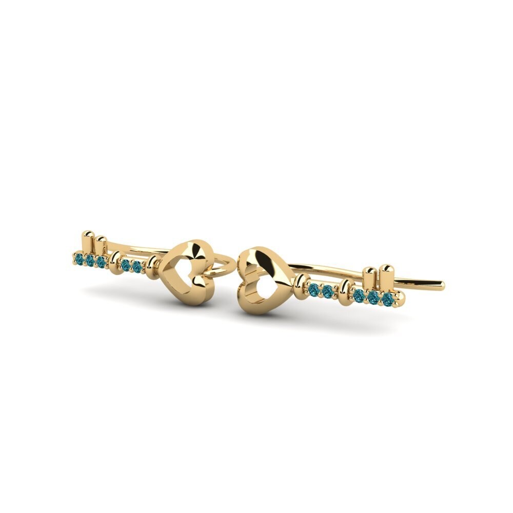 Blue Diamond Women's Earring Vunghana - B