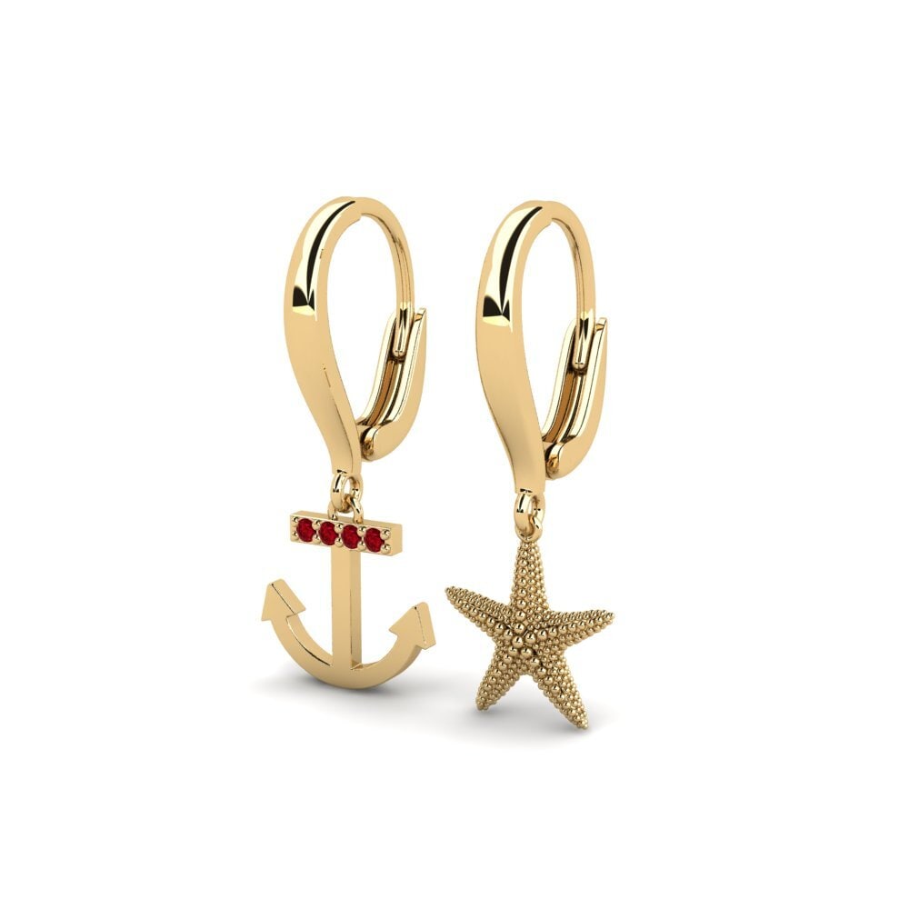 ruby-zirconia Women's ต่างหู Xotira