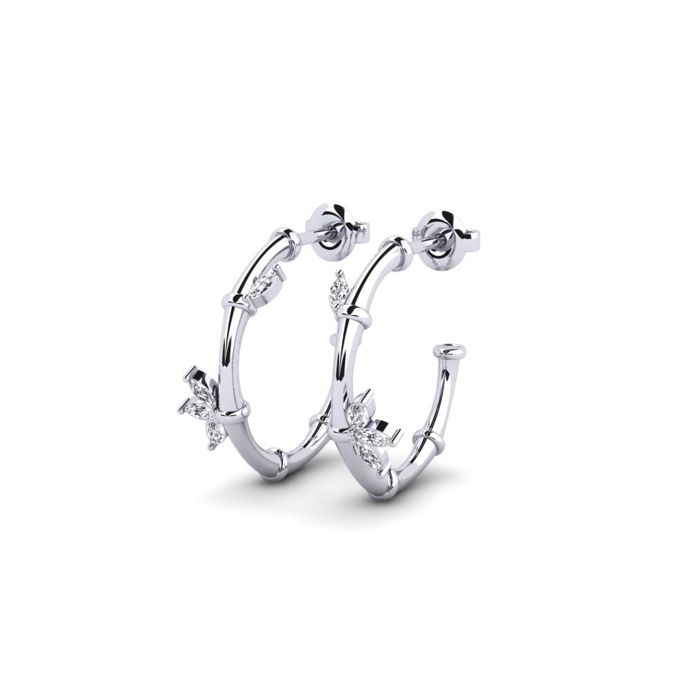 950 Palladium Women's Earring Edfu